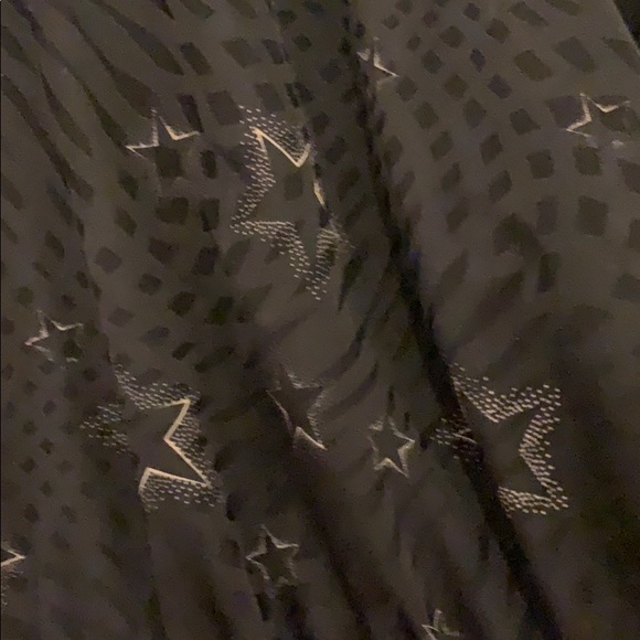 Size Medium Slate & Willow Patterned Black Dress - Picture 3 of 6